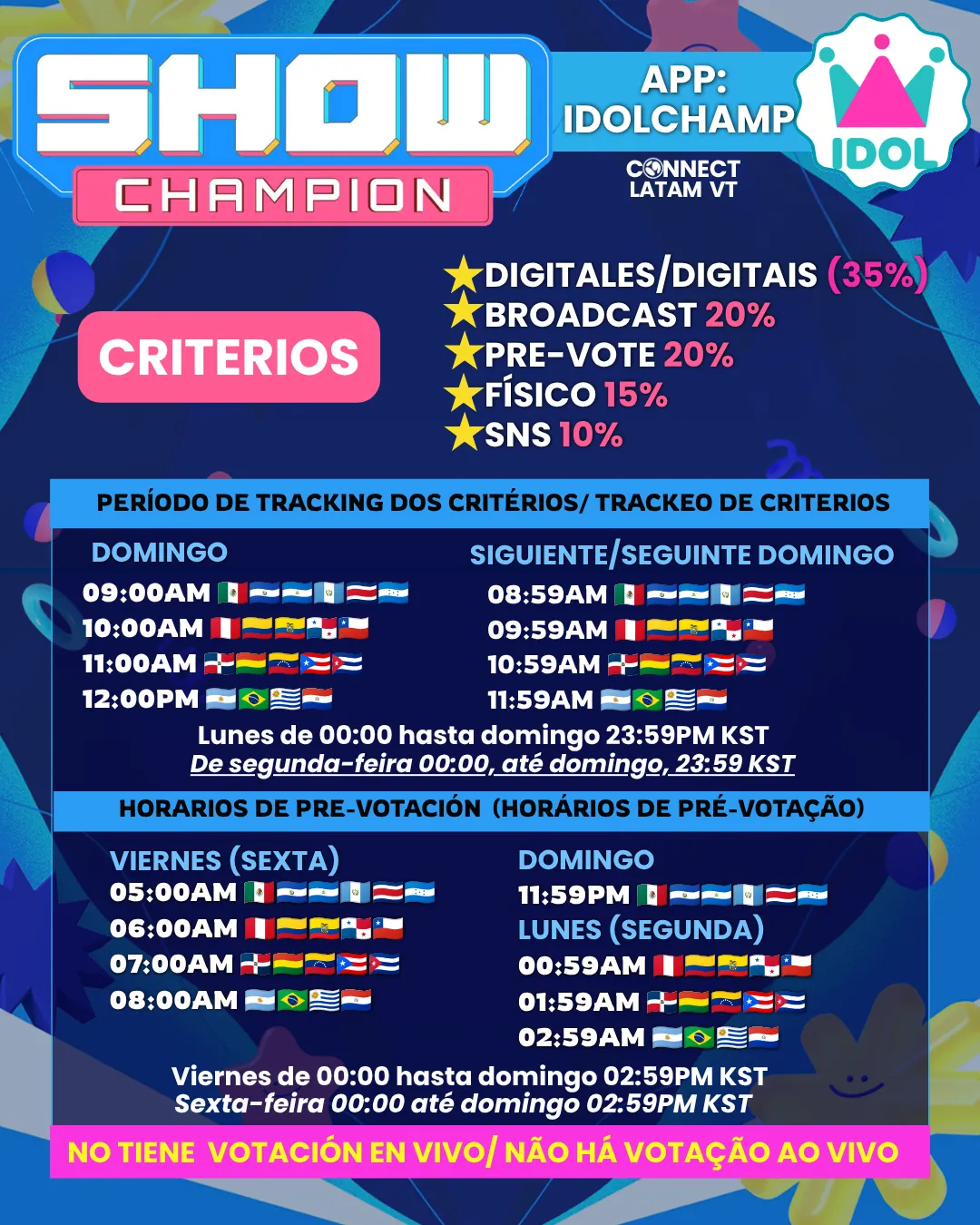 Show musical para Show Champion
